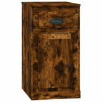 vidaXL Beistellschrank mit Schublade Räuchereiche 40x50x75 cm