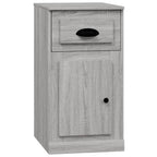 vidaXL Beistellschrank mit Schublade Grau Sonoma 40x50x75 cm