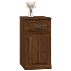 vidaXL Beistellschrank mit Schublade Braun Eichen-Optik 40x50x75 cm