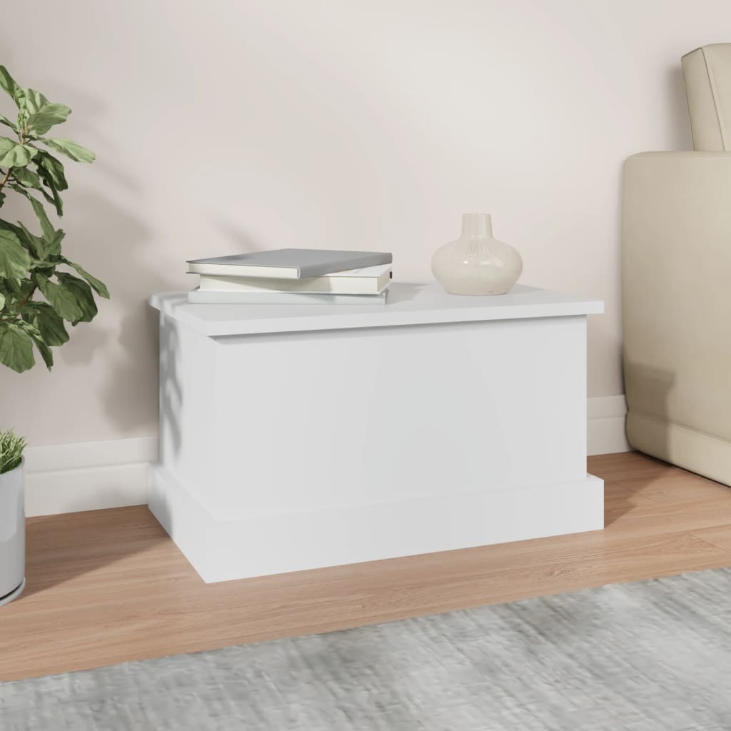 vidaXL Aufbewahrungsbox Weiß 50 x 30 x 28 cm Holzwerkstoff