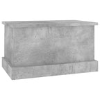 vidaXL Truhe Betongrau 50x30x28 cm Holzwerkstoff
