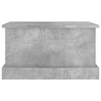 vidaXL Truhe Betongrau 50x30x28 cm Holzwerkstoff
