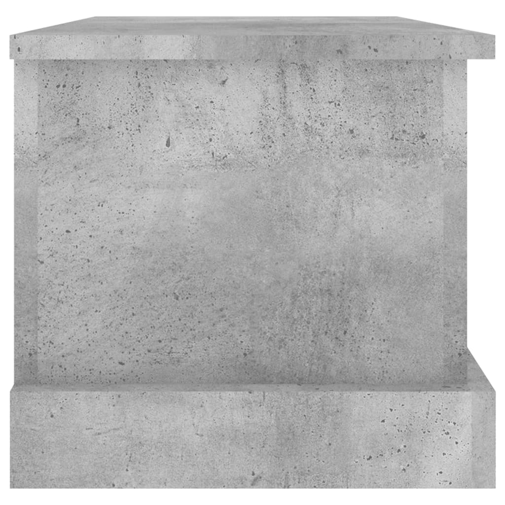 vidaXL Truhe Betongrau 50x30x28 cm Holzwerkstoff