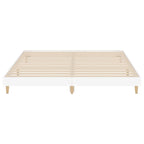 vidaXL Bettgestell ohne Matratze Weiß 180x200 cm Holzwerkstoff