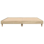 vidaXL Bettgestell ohne Matratze Sonoma-Eiche 140x200 cm Holzwerkstoff
