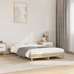 vidaXL Bettgestell ohne Matratze Sonoma-Eiche 140x200 cm Holzwerkstoff