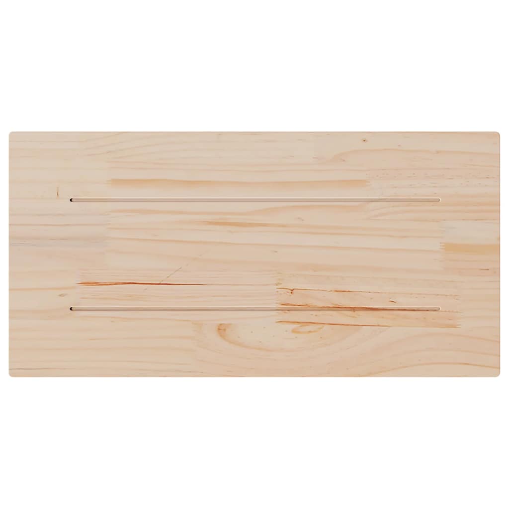 vidaXL Tischplatte 80x40x2,5 cm Massivholz Kiefer Rechteckig
