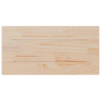 vidaXL Tischplatte 80x40x2,5 cm Massivholz Kiefer Rechteckig