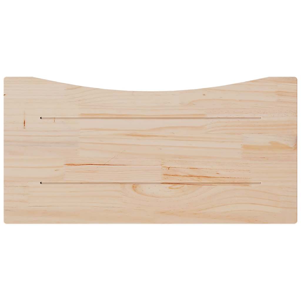vidaXL Schreibtischplatte 80x40x2,5 cm Massivholz Kiefer