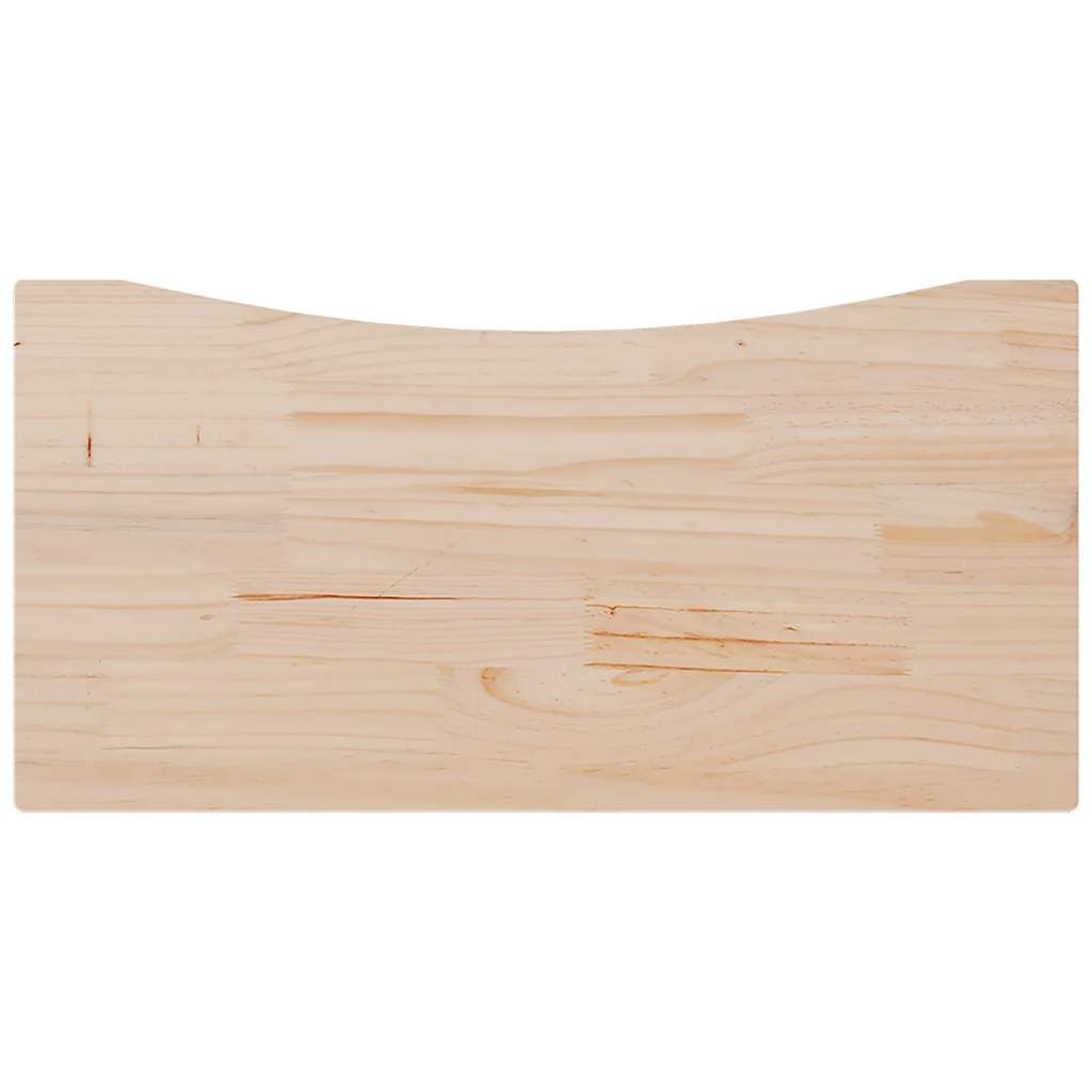 vidaXL Schreibtischplatte 80x40x2,5 cm Massivholz Kiefer
