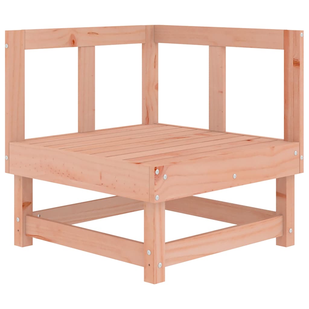 vidaXL Ecksofa mit Kissen Massivholz Douglasie