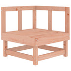 vidaXL Ecksofa mit Kissen Massivholz Douglasie