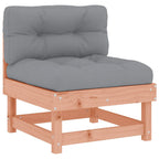 vidaXL Mittelsofa mit Kissen Massivholz Douglasie