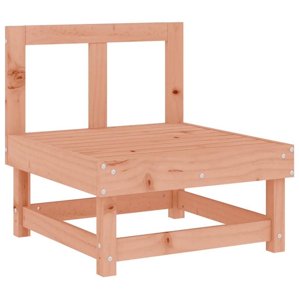 vidaXL Mittelsofa mit Kissen Massivholz Douglasie