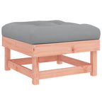 vidaXL Gartenhocker mit Kissen Massivholz Douglasie