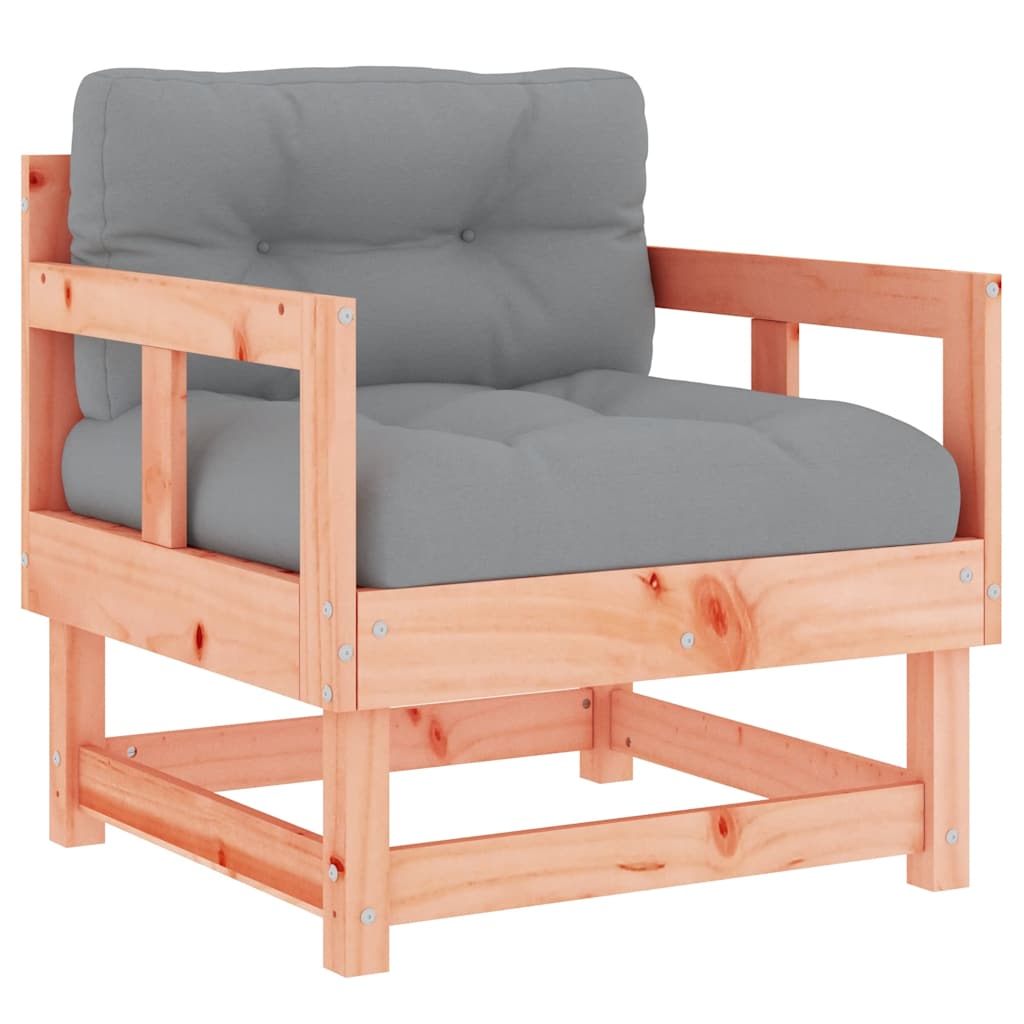 vidaXL Gartenstühle mit Kissen 2 Stk. Massivholz Douglasie