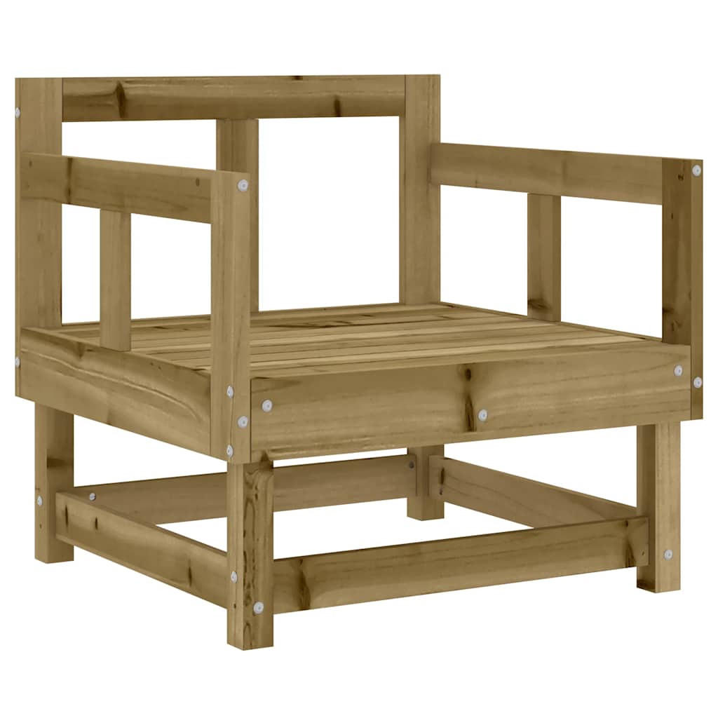 vidaXL Gartenstühle mit Kissen 2 Stk. Kiefernholz Imprägniert