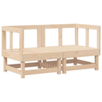 vidaXL Ecksofas mit Kissen 2 Stk. Massivholz Kiefer