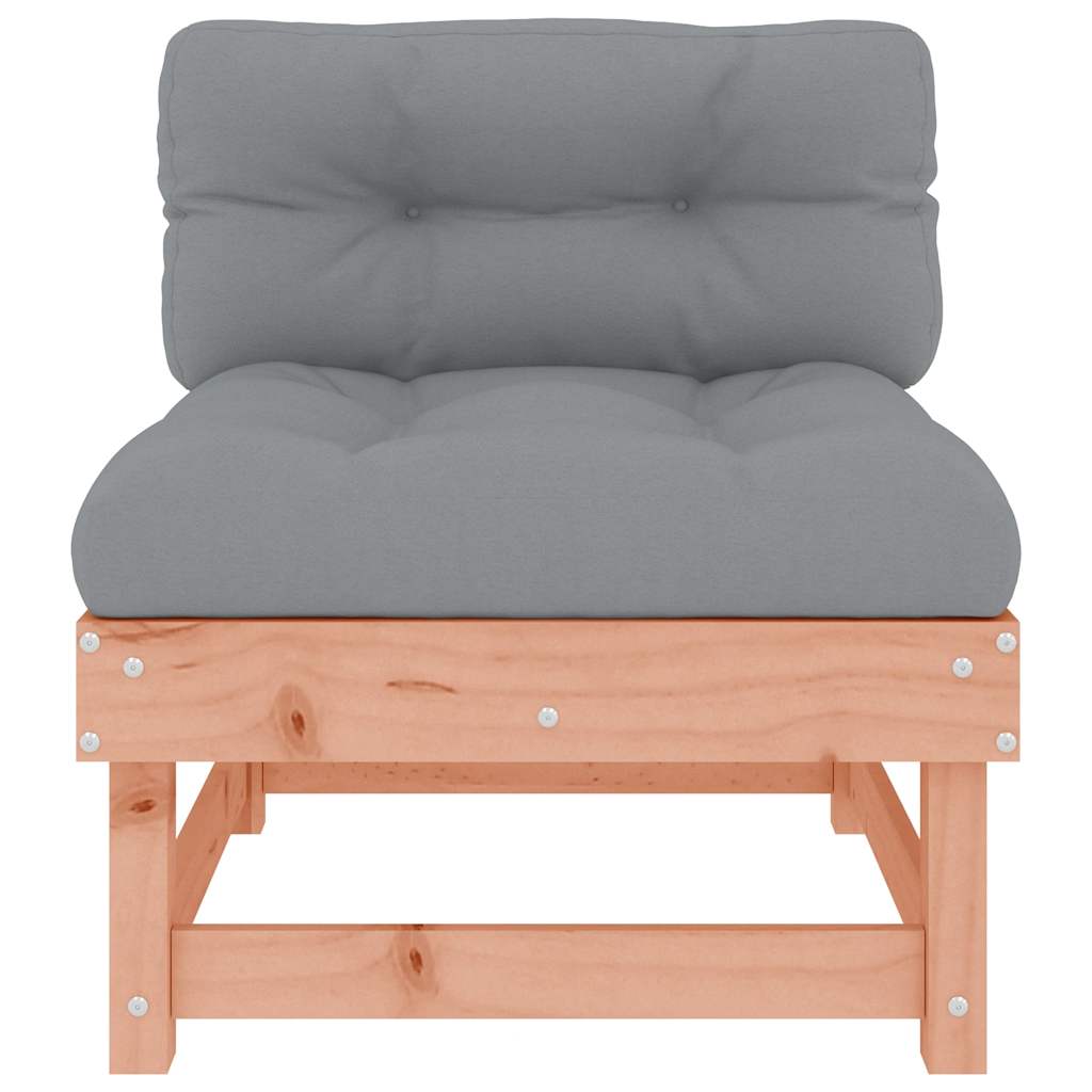 vidaXL Mittelsofas mit Kissen 2 Stk. Massivholz Douglasie