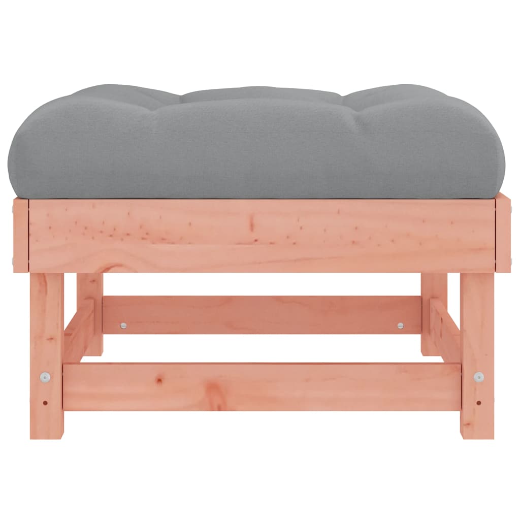 vidaXL Gartenhocker mit Kissen 2 Stk. Massivholz Douglasie