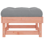 vidaXL Gartenhocker mit Kissen 2 Stk. Massivholz Douglasie