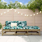 vidaXL 3-tlg. Garten-Lounge-Set mit Kissen Kiefernholz Imprägniert