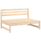 vidaXL Mittelsofa 120x80 cm Massivholz Kiefer