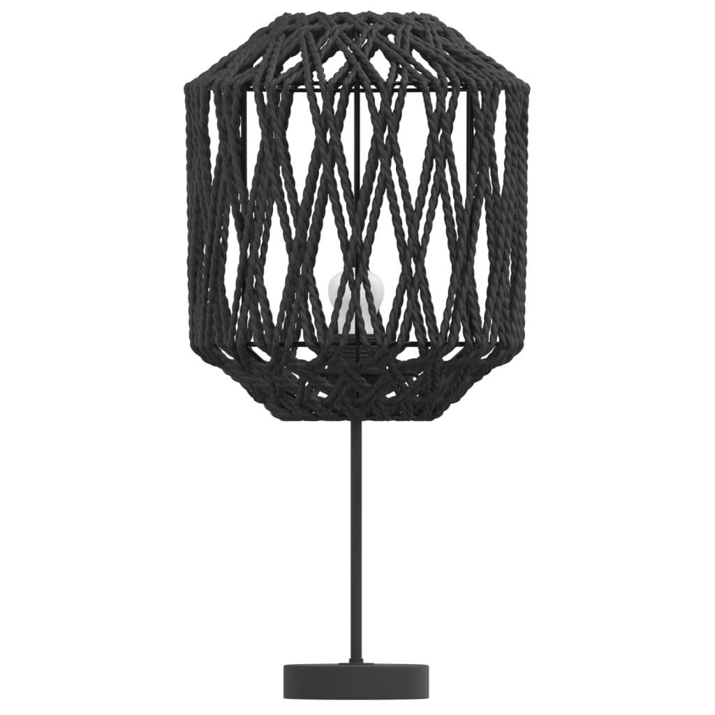 vidaXL Lampenschirm Schwarz Ø23x28 cm Eisen und Papier