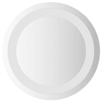 vidaXL LED-Badspiegel 30 cm Rund