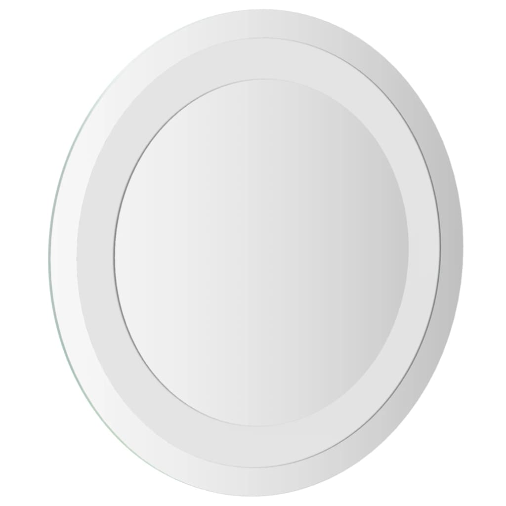 vidaXL LED-Badspiegel 30 cm Rund