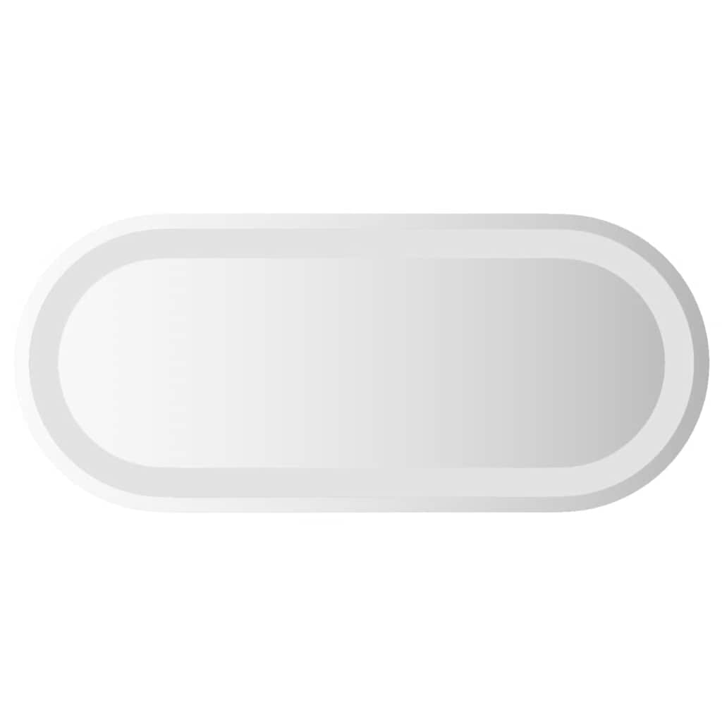 vidaXL LED-Badspiegel 60x25 cm Oval