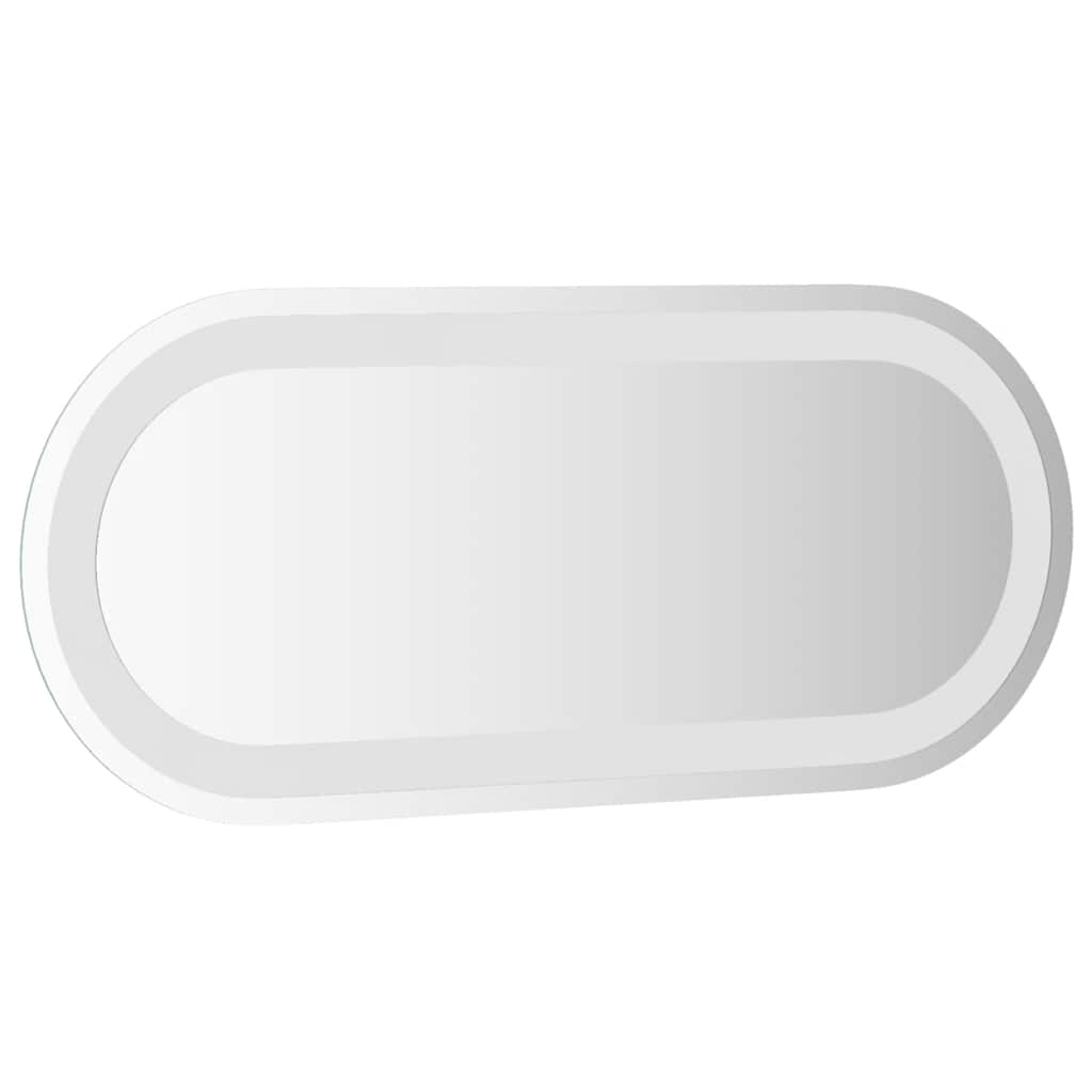 vidaXL LED-Badspiegel 60x25 cm Oval