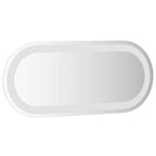 vidaXL LED-Badspiegel 60x25 cm Oval