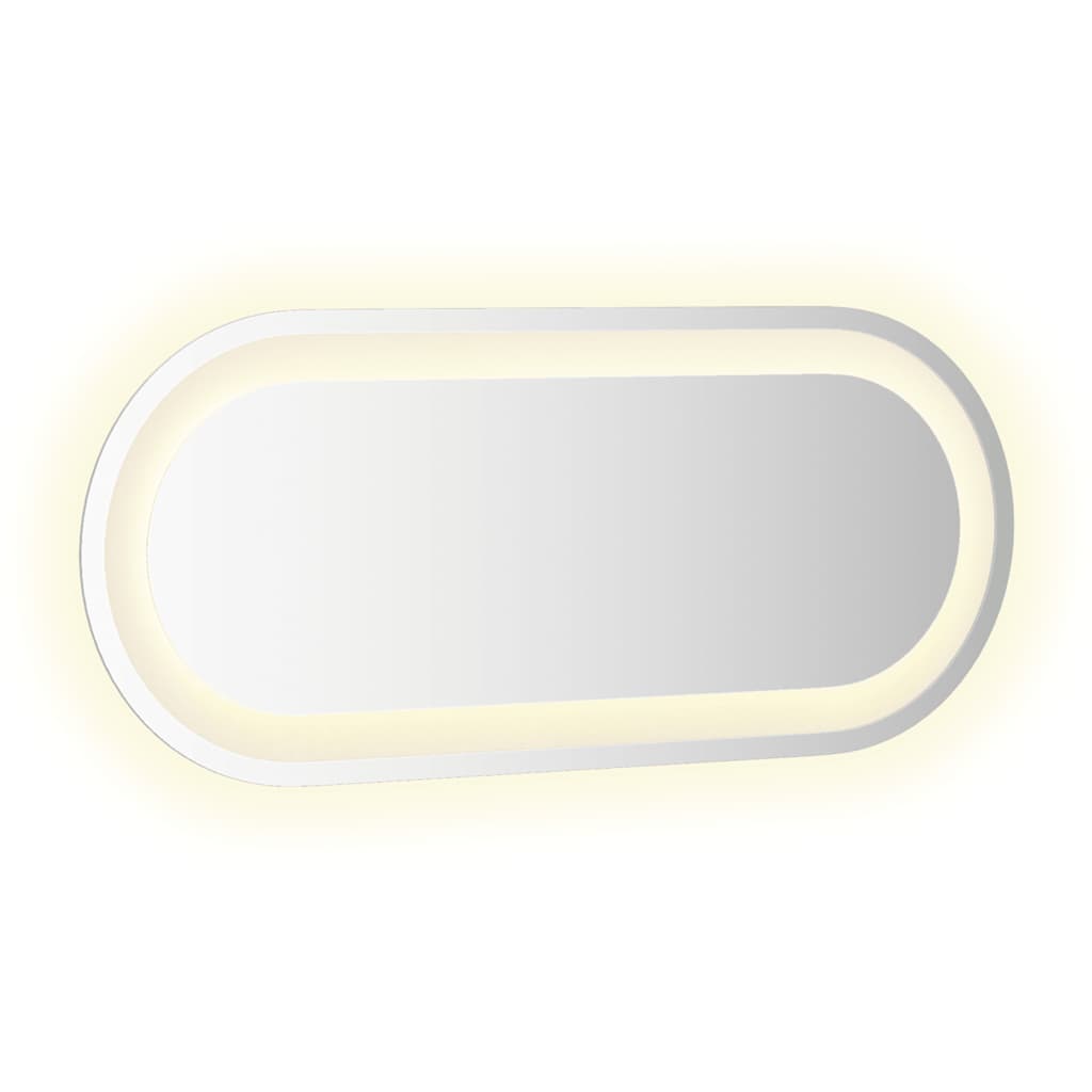 vidaXL LED-Badspiegel 60x25 cm Oval