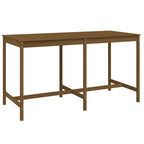 vidaXL 9-tlg. Gartenbar-Set Honigbraun Massivholz Kiefer