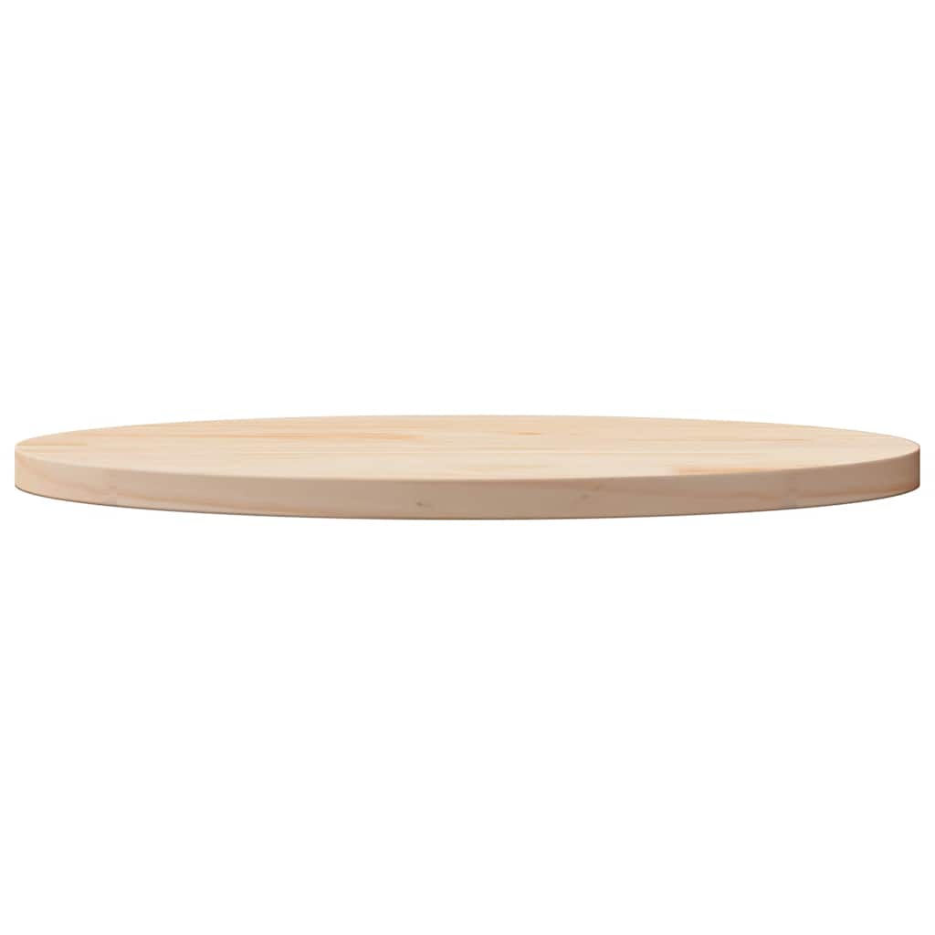 vidaXL Tischplatte 60x30x2,5 cm Massivholz Kiefer Oval