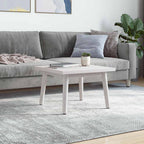 vidaXL Tischplatte Weiß 40x40x2,5 cm Massivholz Kiefer Quadratisch
