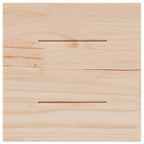 vidaXL Tischplatte Weiß 40x40x2,5 cm Massivholz Kiefer Quadratisch