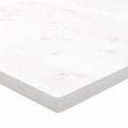 vidaXL Tischplatte Weiß 40x40x2,5 cm Massivholz Kiefer Quadratisch