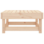 vidaXL Gartenhocker Massivholz Kiefer