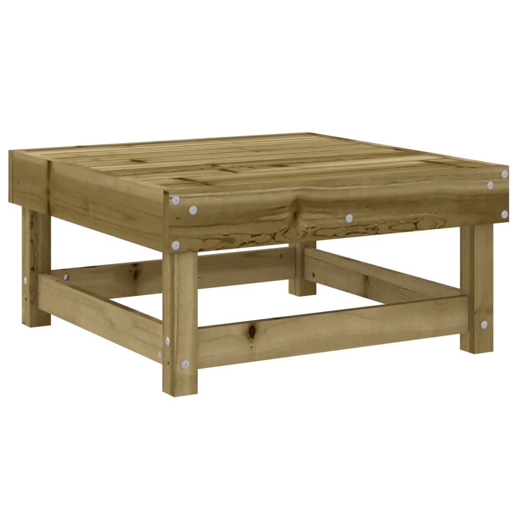 vidaXL Gartenhocker Kiefernholz Imprägniert