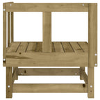 vidaXL Garten-Ecksofas 2 Stk. Kiefernholz Imprägniert