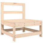 vidaXL 4-tlg. Garten-Lounge-Set Massivholz Kiefer