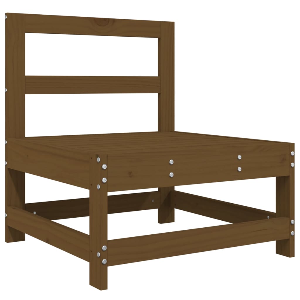 vidaXL 4-tlg. Garten-Lounge-Set Honigbraun Massivholz Kiefer