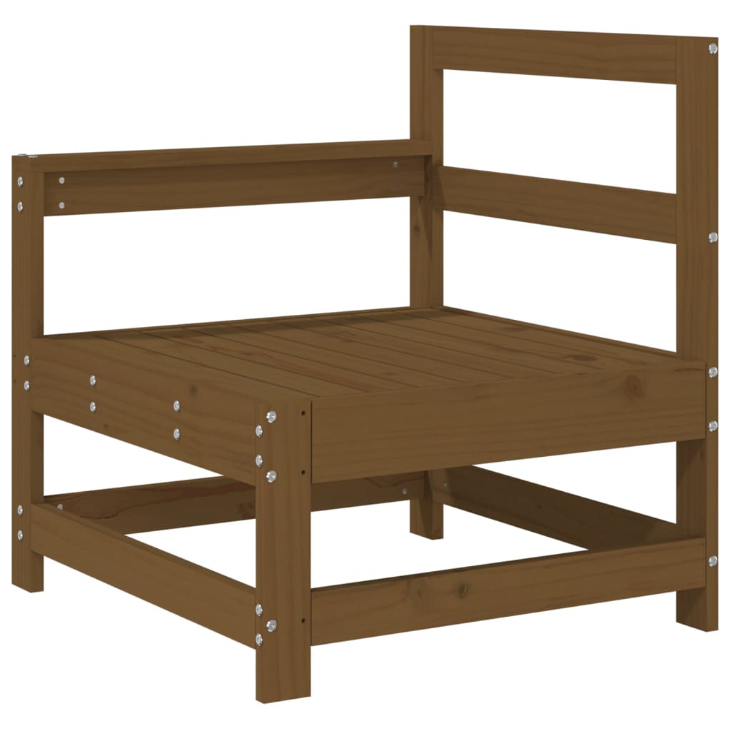 vidaXL 4-tlg. Garten-Lounge-Set Honigbraun Massivholz Kiefer