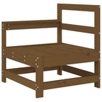 vidaXL 4-tlg. Garten-Lounge-Set Honigbraun Massivholz Kiefer