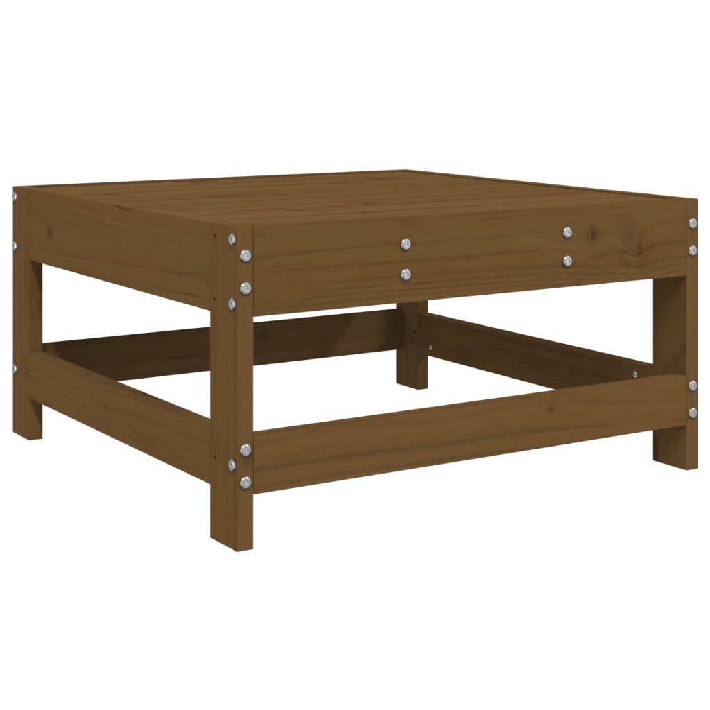 vidaXL 4-tlg. Garten-Lounge-Set Honigbraun Massivholz Kiefer
