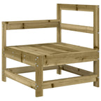 vidaXL 4-tlg. Garten-Lounge-Set Kiefernholz Imprägniert