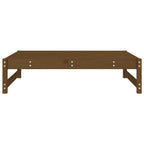 vidaXL Gartenhocker Honigbraun 120x80 cm Massivholz Kiefer