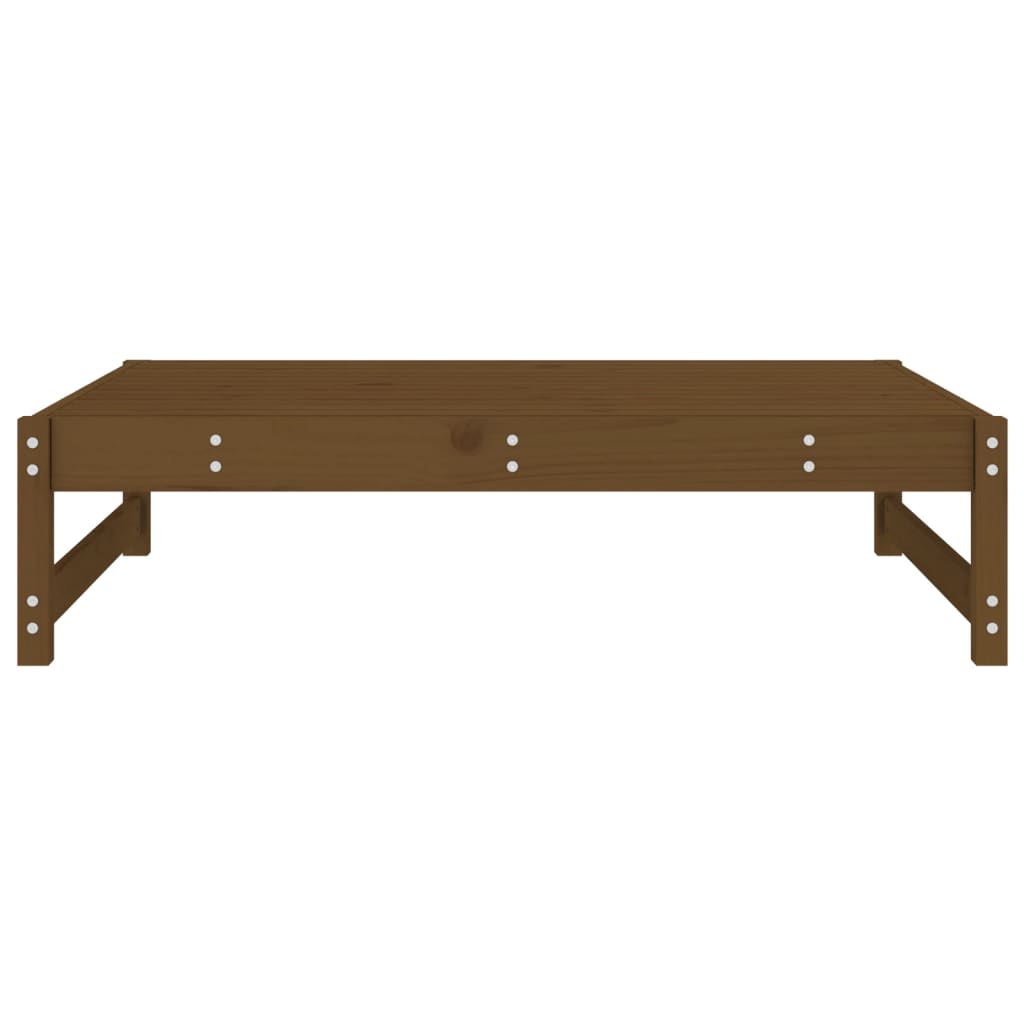 vidaXL Gartenhocker Honigbraun 120x80 cm Massivholz Kiefer